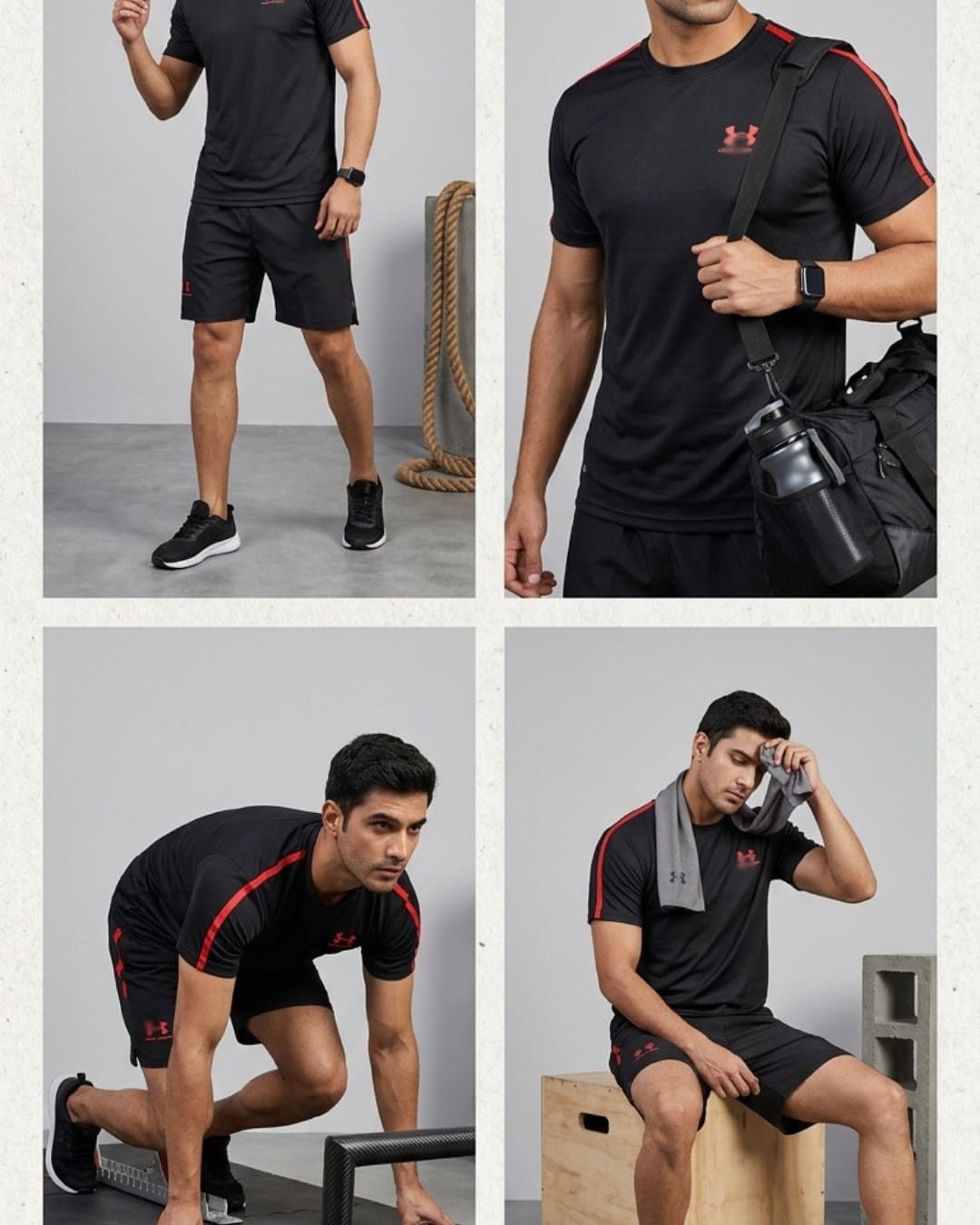 تراك جيم Under Armour – تيشيرت + شورت