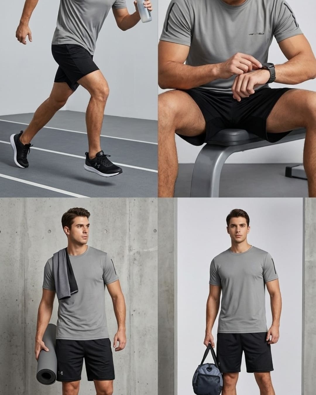 تراك جيم Under Armour – تيشيرت + شورت